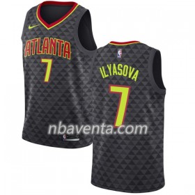 Camiseta Hombre Atlanta Hawks Ersan Ilyasova 7 Nike 2017-18 Negro Swingman